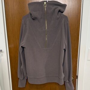 Varley Vine Ottoman High-Neck Half-Zip Pullover